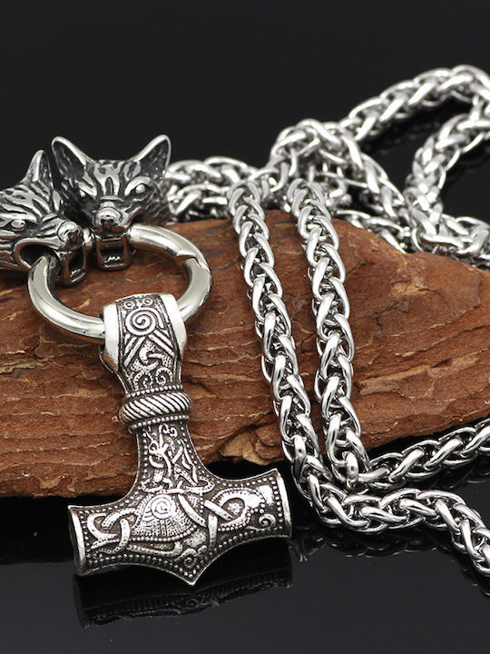 Thor's Hammer Κολιέ από Ατσάλι