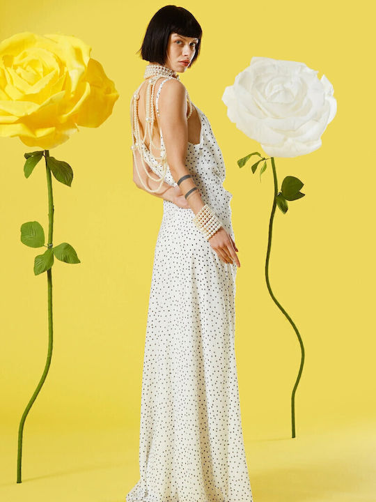Summer Maxi Dress for Wedding / Christening White