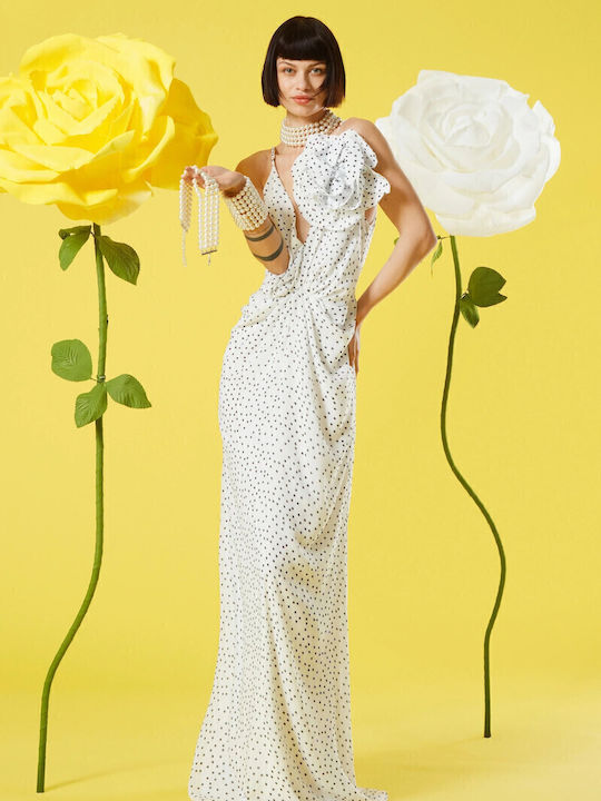 Summer Maxi Dress for Wedding / Christening White