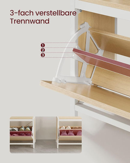 Mobilier de Intrare cu Dulap pentru Pantofi / Dulap & Bancă 85x30x180cm HSR405W09