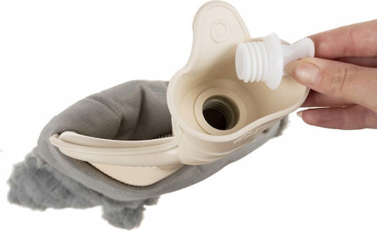 Termofor în culoarea Gri pentru sticle de apă caldă și pachete de gheață Utilizare generală 32x20cm 2000ml