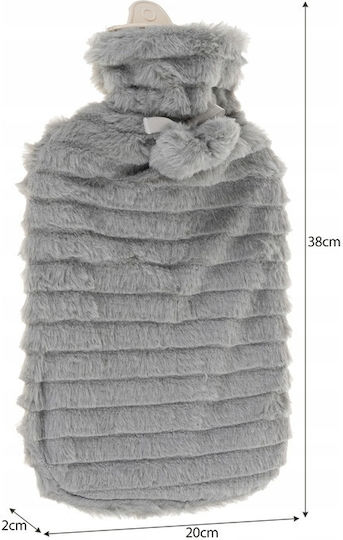 Termofor în culoarea Gri pentru sticle de apă caldă și pachete de gheață Utilizare generală 32x20cm 2000ml