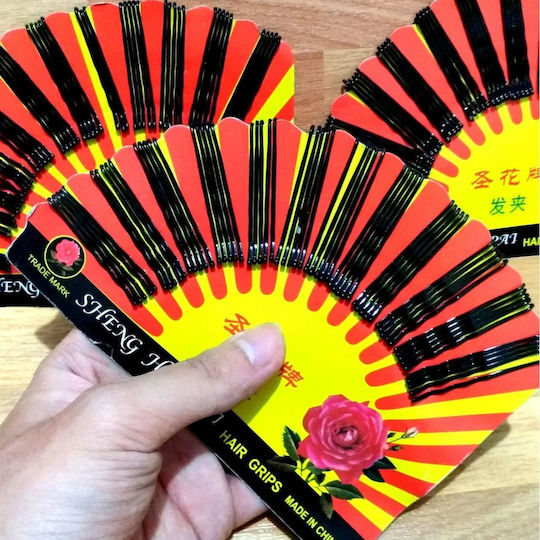 HOMie 60pcs Black Hair Pin 4cm