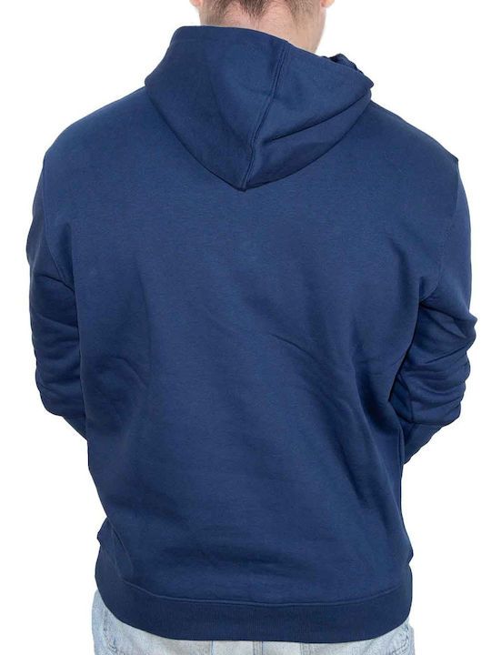 Sweatshirt with Hood Blue