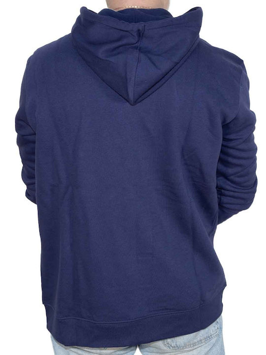 Cardigan With Blue Hood