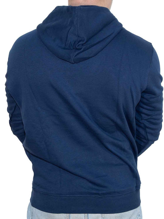 Sweatshirt with Hood Blue