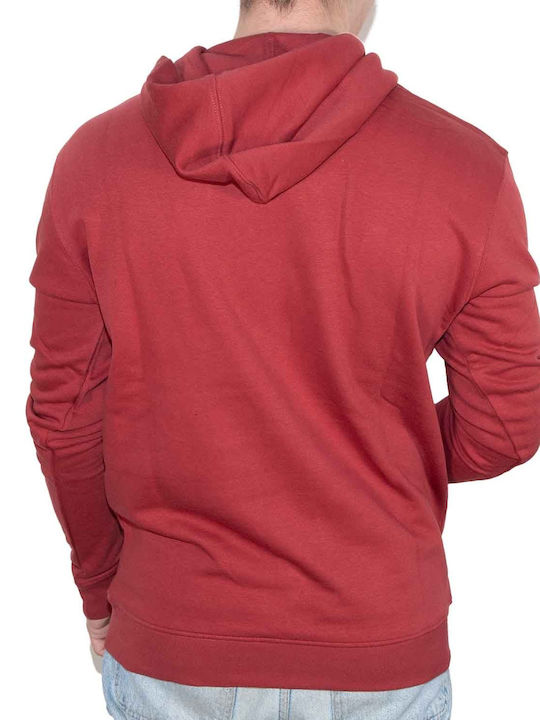 Sweatshirt with Hood Red