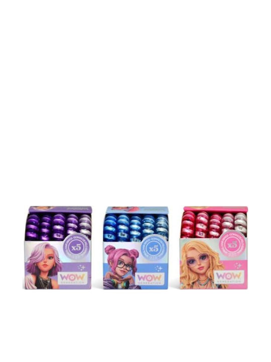 WOW Generation Set Elastice și Agrafe de Păr Pentru Copii Multicolore 5 Bucăți (Diverse Modele) 1 Buc
