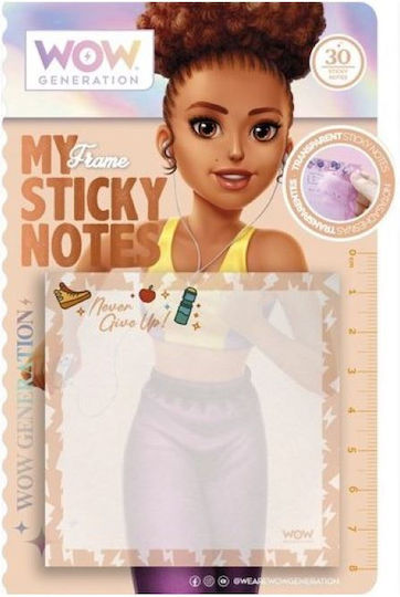 Note adezive transparente Wow Generation - Asortiment