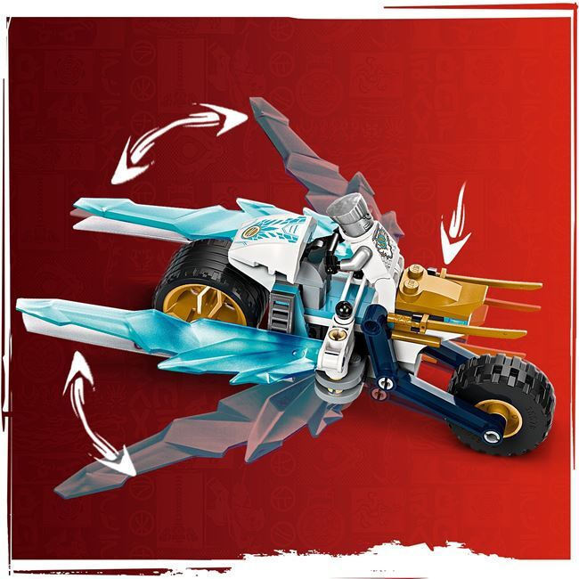 LEGO Ninjago Motocicleta de Gheață a lui Zane pentru 7+ Ani 84