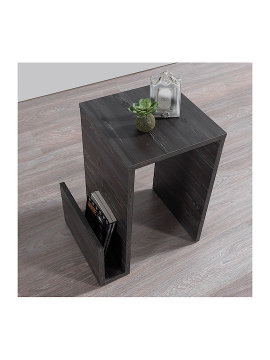 Masă Laterală Rectangulară Regnar Din Lemn Rebab L43,1xL33,5xÎ52cm