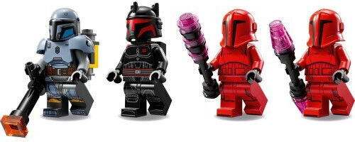 LEGO Star Wars Paz Vizsla и Moff Gideon Битка за 7+ Години 289 Бройки