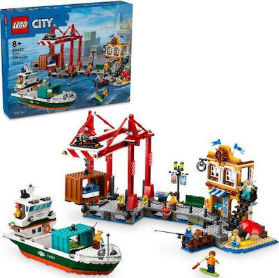 Lego -Stadt Seaside Harbor With Cargo Ship für 8+ Jahre