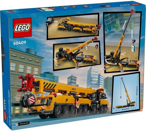LEGO City Yellow Mobile Construction Crane for 9+ Years 1116 Pieces