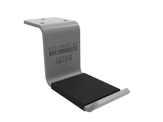 Suport pentru căști Multibrackets cu clema pentru birou 2043, argintiu