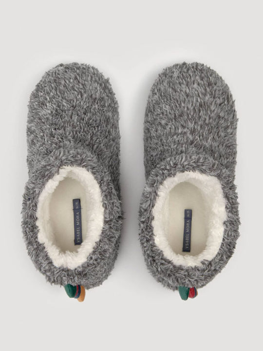 Kinderhausschuhe Stiefel Gray