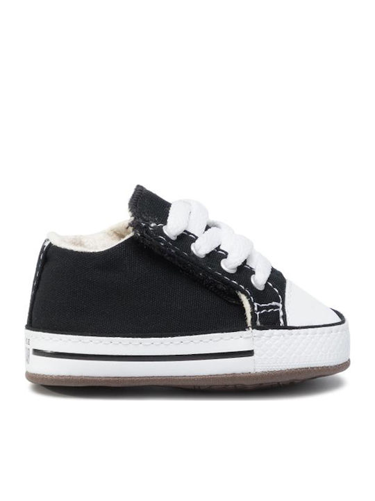 Converse Βρεφικά Sneakers Αγκαλιάς Μαύρα Converse Βρεφικά Sneakers Αγκαλιάς Μαύρα
