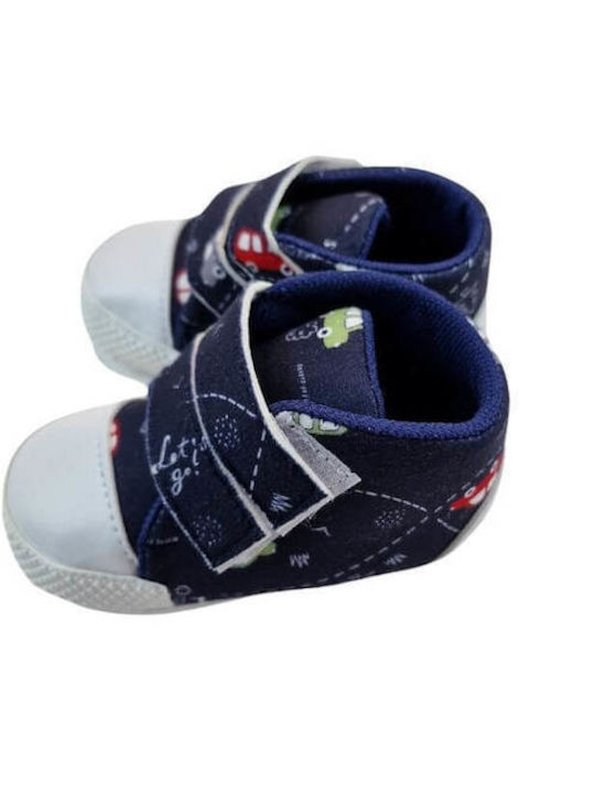 Bebiccino Βρεφικά Sneakers Αγκαλιάς Μπλε