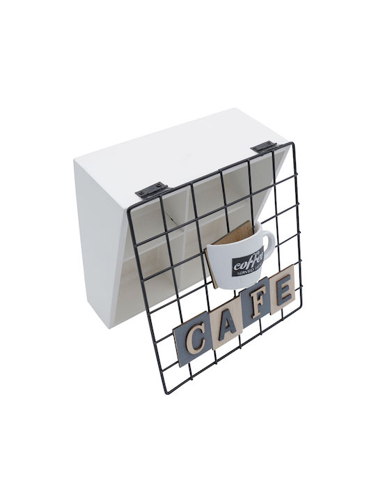 Uncle George Uncle George Sugar Coffee Tea Storage Box with Lid Wooden Brown 17.5x7.5x17cm 1 Piece