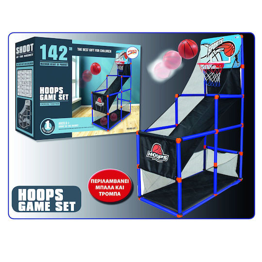 Kids' Basketball Hoop for Indoor and Outdoor Use with Stand and Ball