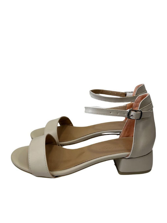 Sandalen Beige