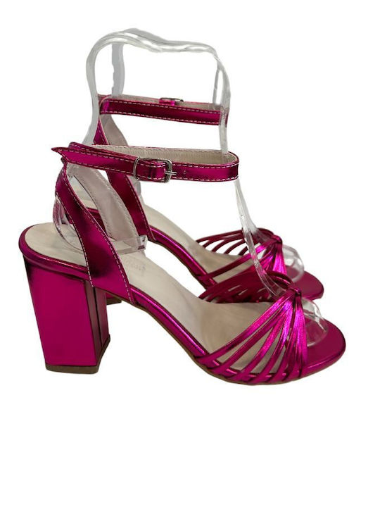 Sandalen Fuchsie