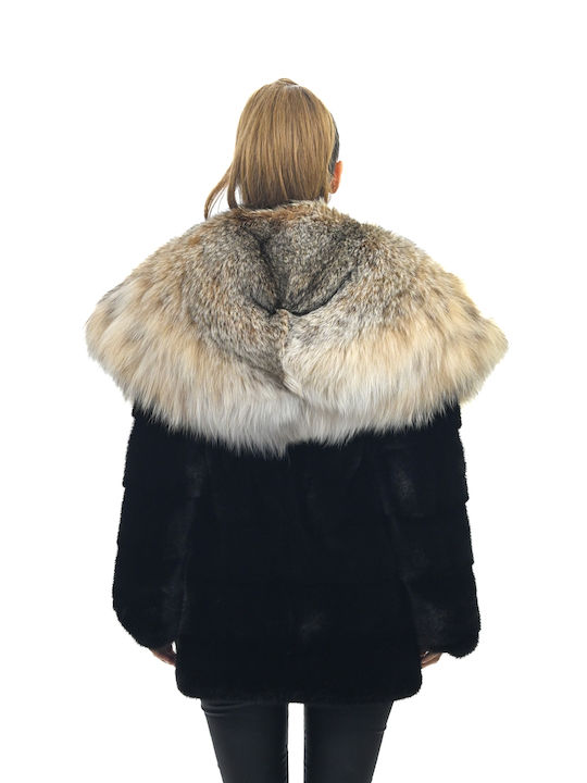 Fur mink cardigan (mink) julia