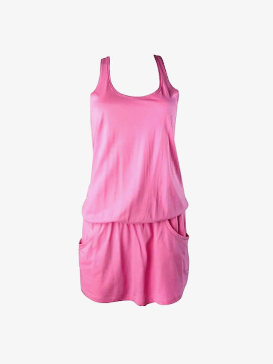 Catarina Summer Mini Dress Bubble Gum