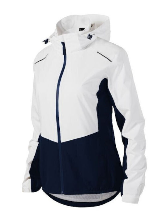 Women's Short Lifestyle Jacket for Winter White