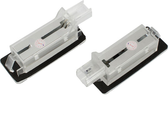 AutoTune Φώτα Πινακίδας Led για Renault Captur / Espace / Fluence / Modus / Scenic 2τμχ