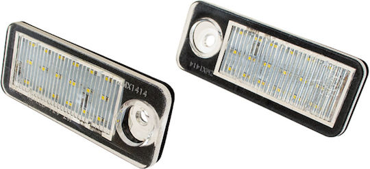 AutoTune License Plate Lights Led for Audi A6 Citroen C5 2pcs