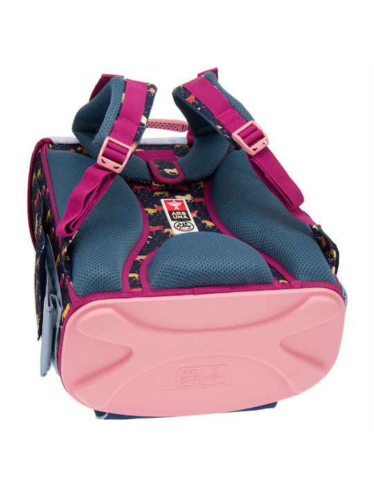 Arsuna Schulranzen Rucksack Junior High-High School Mehrfarbig