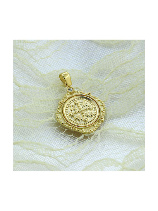 Pendant Kids Talisman Constantine from Gold 9K P-71430