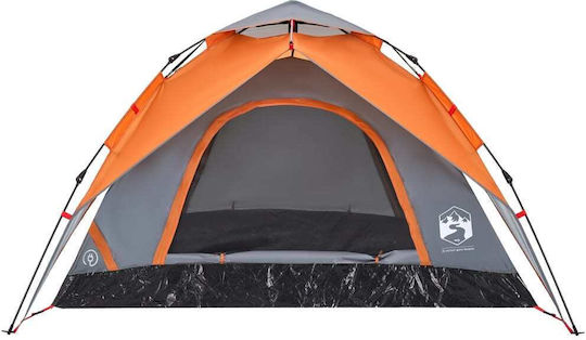 vidaXL Camping Tent Igloo Gray for 5 People