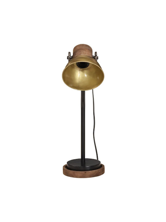 vidaXL Office Lamp for Socket E27 in Bronze Color