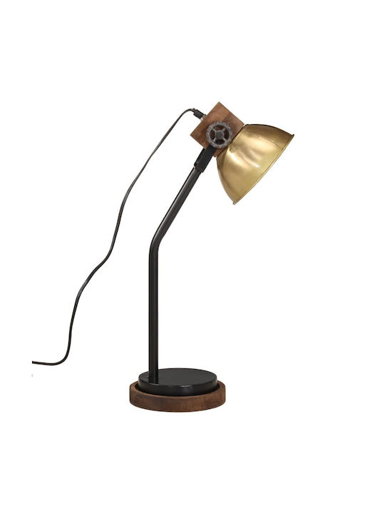 vidaXL Office Lamp for Socket E27 in Bronze Color
