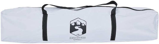 vidaXL Camping Tent Igloo White with Double Cloth for 3 People 230x200x128cm