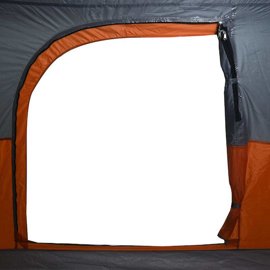 vidaXL Cort de Camping Portocaliu pentru 4 Persoane