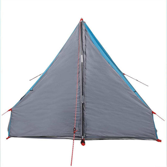 vidaXL Camping Tent Blue for 2 People 210x150x120cm