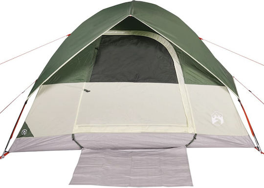 vidaXL Camping Tent Igloo Green for 6 People