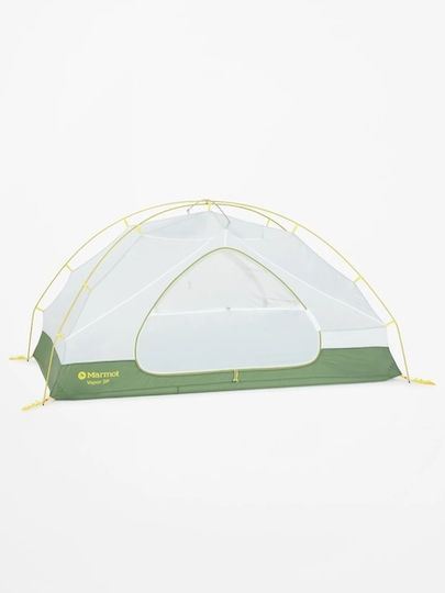 Marmot Vapor 2p Σκηνή Camping Igloo Πράσινη με Διπλό Πανί 4 Εποχών για 2 Άτομα