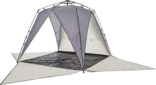 vidaXL Καλοκαιρινή Σκηνή Camping Γκρι για 4 Άτομα