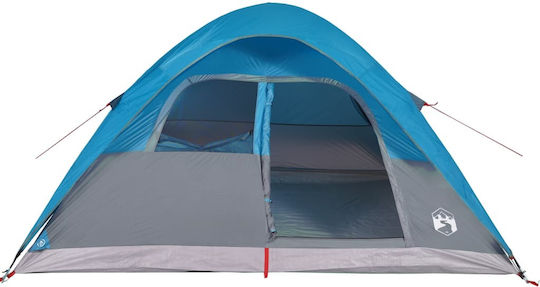 vidaXL Camping Tent Igloo Blue 3 Seasons for 6 People 334x273x190cm