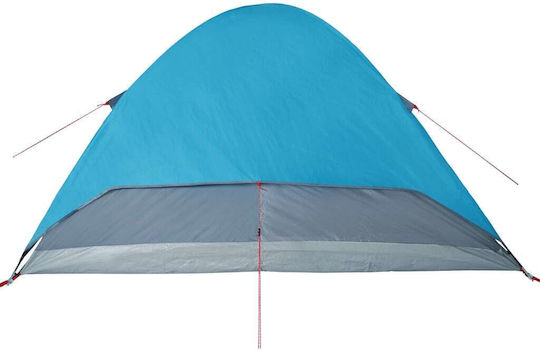 vidaXL Camping Tent Igloo Blue 3 Seasons for 6 People 334x273x190cm