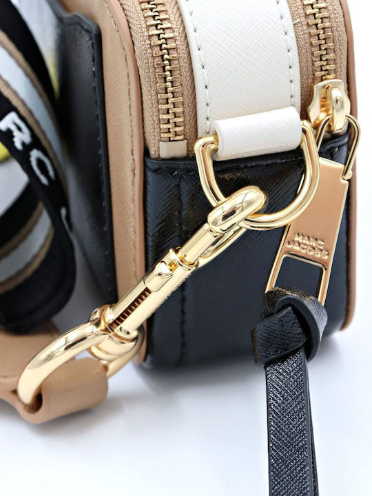 Snapshot Logo Leder Damen Tasche Crossbody Schwarz