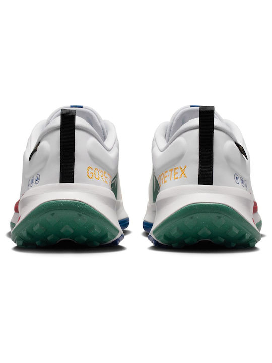 Nike Juniper Trail 2 GTX Herren Sportschuhe Trail Running Wasserdicht mit Gore-Tex Membran White / Black / Cedar / Court Blue