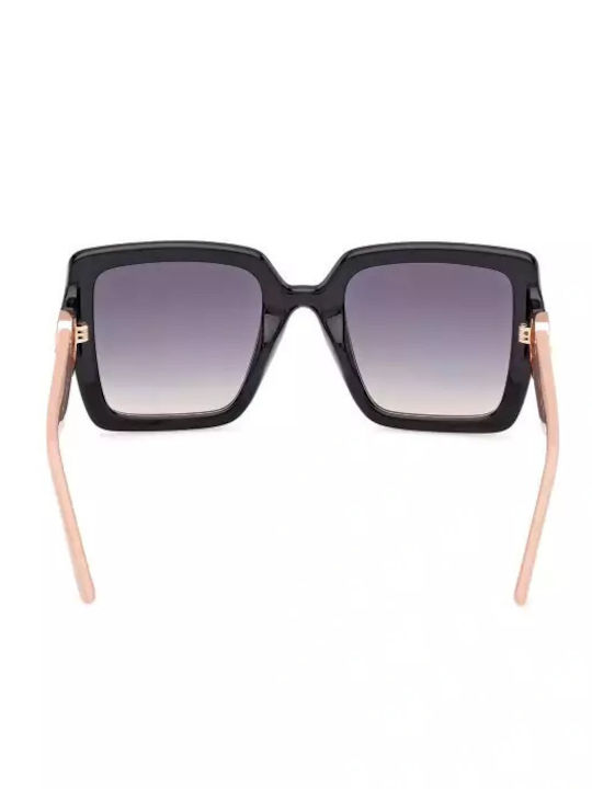 Guess Women's Sunglasses with Black Plastic Frame and Gray Gradient Lens gu00103 05w