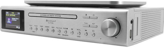 Soundmaster UR2180SI Επιτραπέζιο Ραδιόφωνο DAB+ με Bluetooth και USB Ασημί