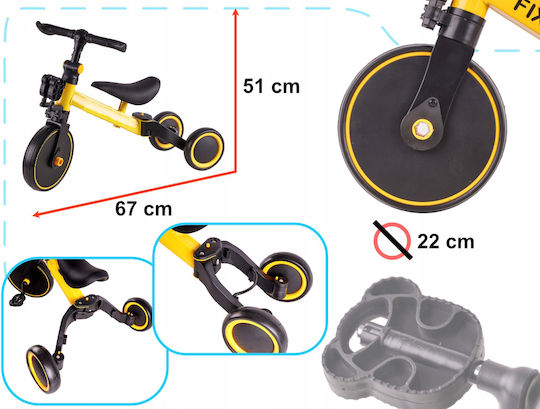 Kids Balance Bike Yellow