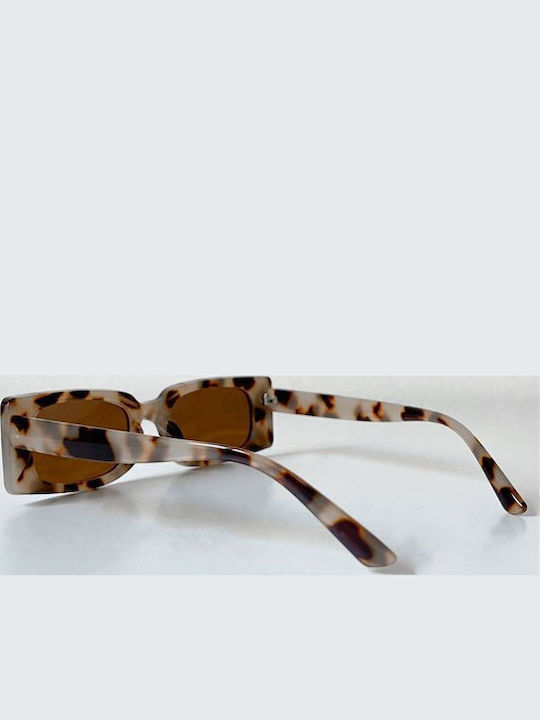 Looks Style Eyewear Γυαλιά Ηλίου Καφέ με Κοκκάλινο Σκελετό Looks Style Eyewear Γυαλιά Ηλίου Καφέ με Κοκκάλινο Σκελετό